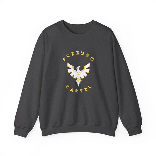 Crewneck Sweatshirt with FREEDOM CARTEL logo