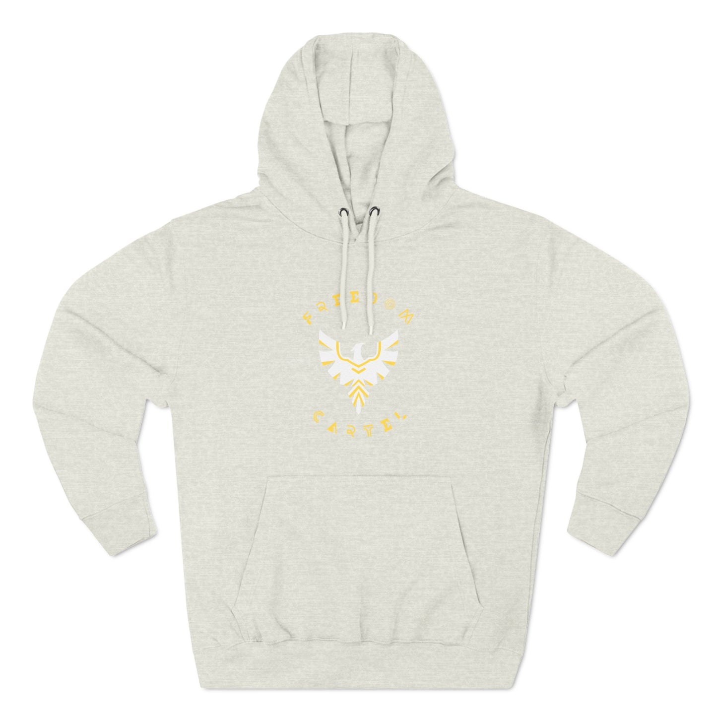 Fleece Hoodie with FREEDOM CARTEL logo on back