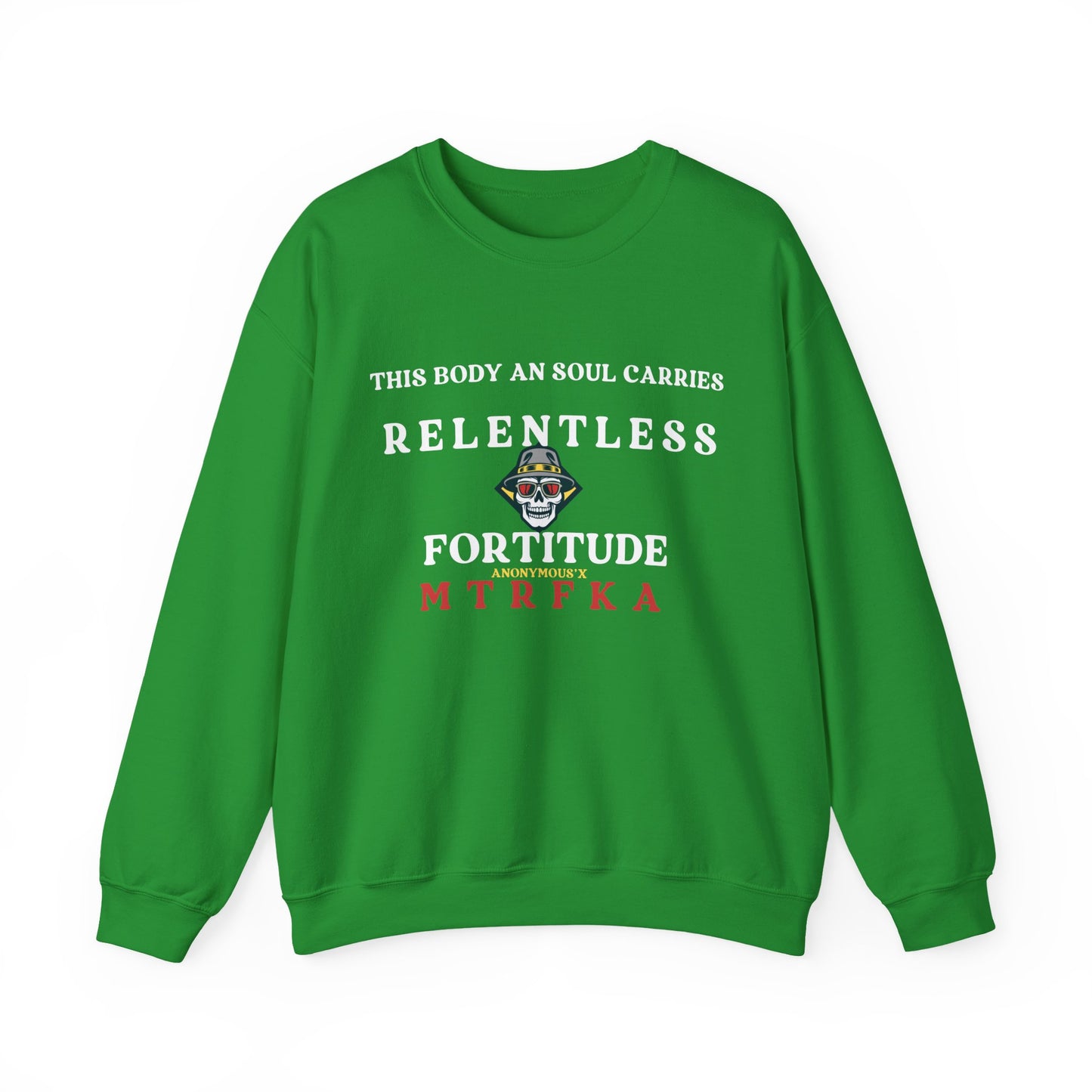 This body an soul carries relentless fortitude