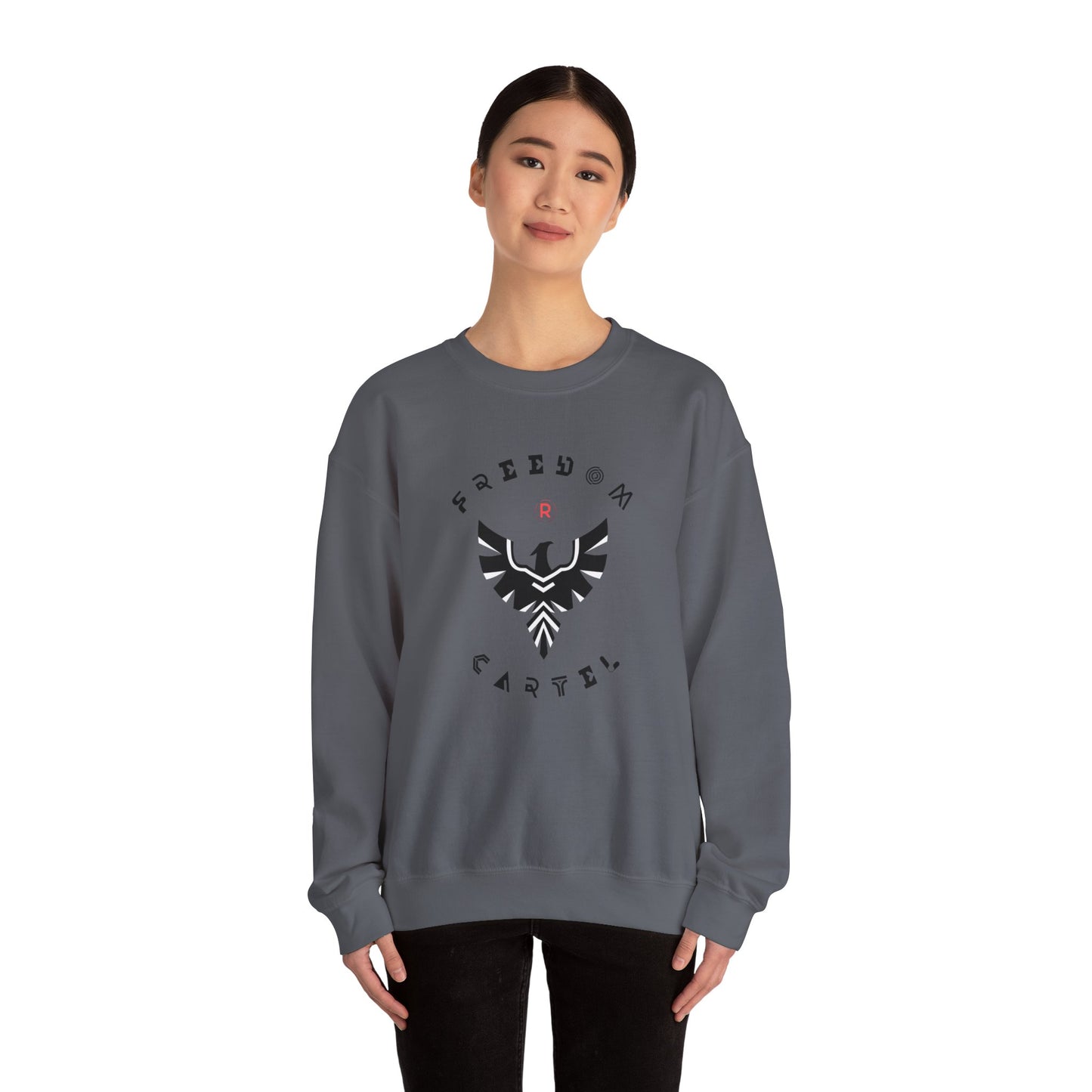 Crewneck Sweatshirt with FREEDOM CARTEL logo