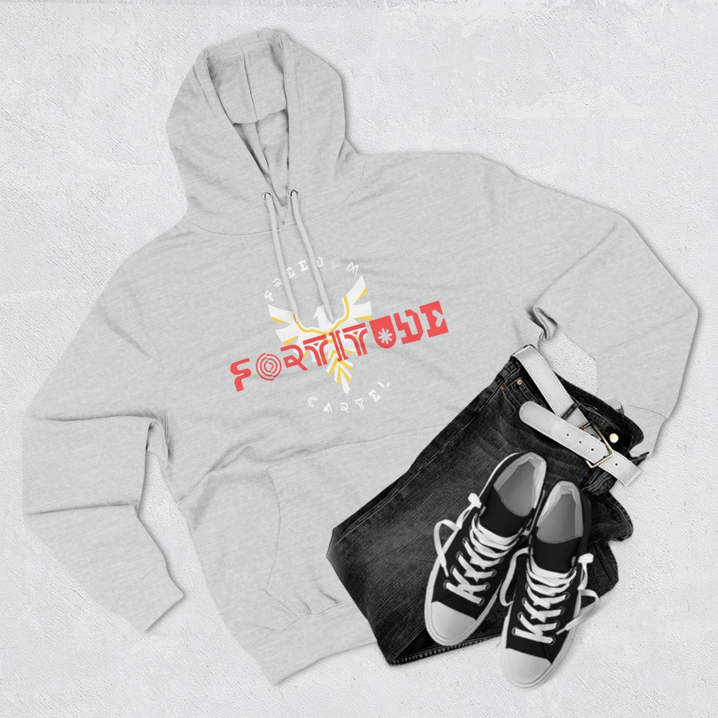 Fleece Hoodie with FREEDOM CARTEL logo