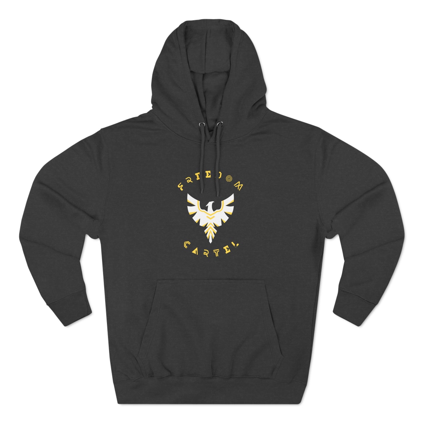 Fleece Hoodie with FREEDOM CARTEL logo on back