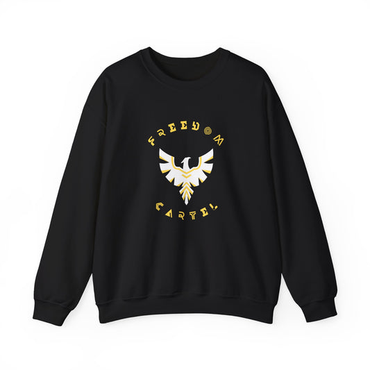Crewneck Sweatshirt with  CLASSIC FREEDOM CARTEL logo