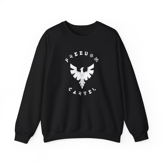 Crewneck Sweatshirt with FREEDOM CARTEL logo