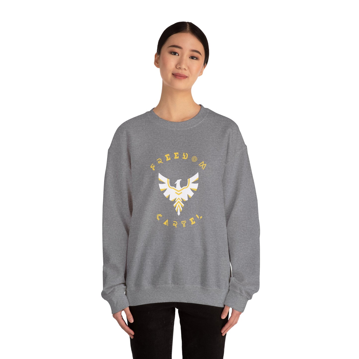 Crewneck Sweatshirt with  CLASSIC FREEDOM CARTEL logo