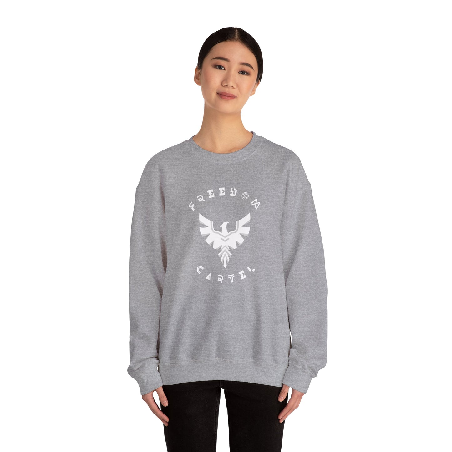 Crewneck Sweatshirt with FREEDOM CARTEL