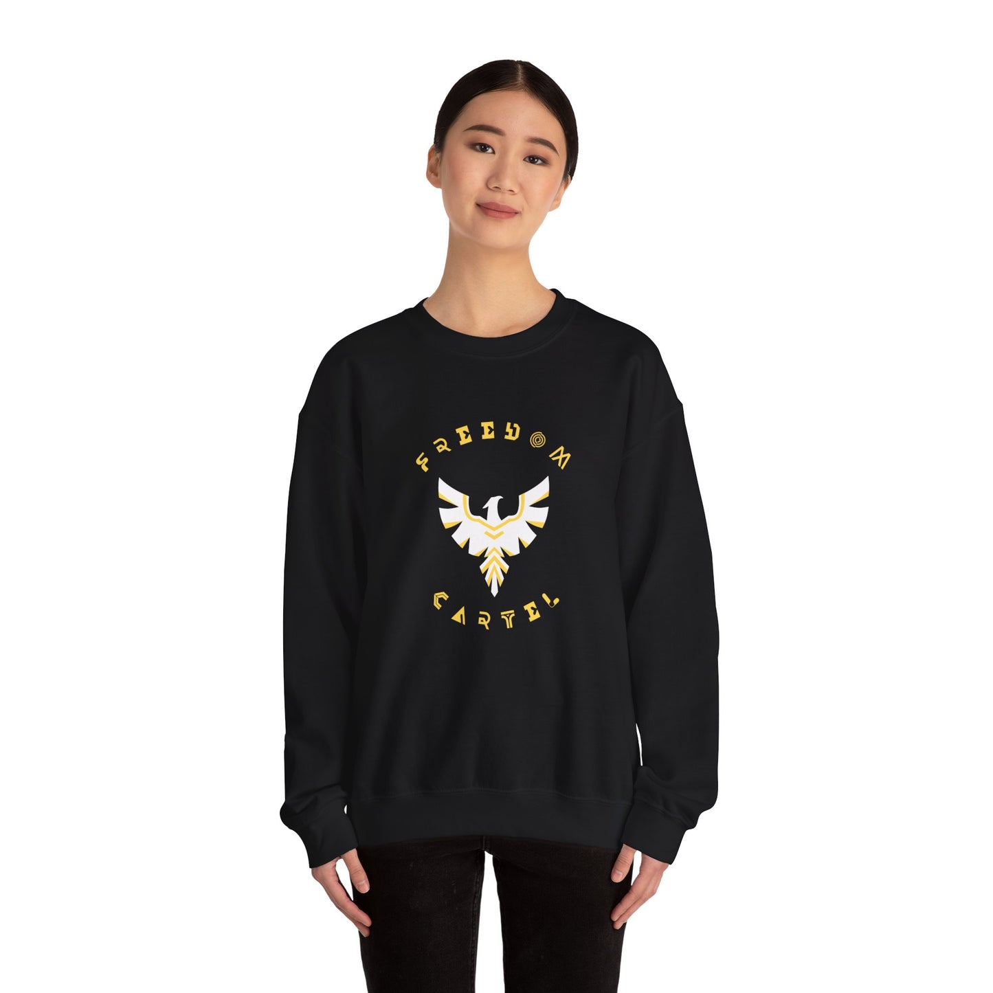 Crewneck Sweatshirt with  CLASSIC FREEDOM CARTEL logo