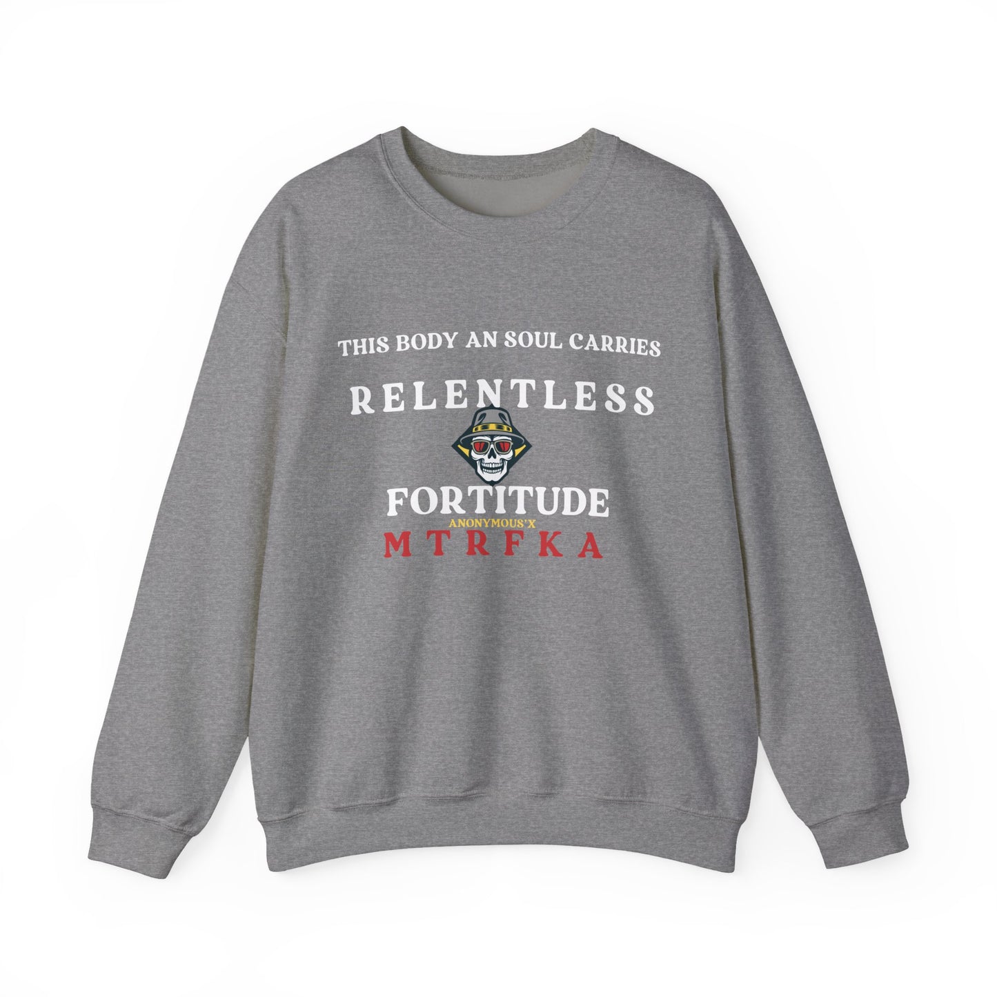 This body an soul carries relentless fortitude