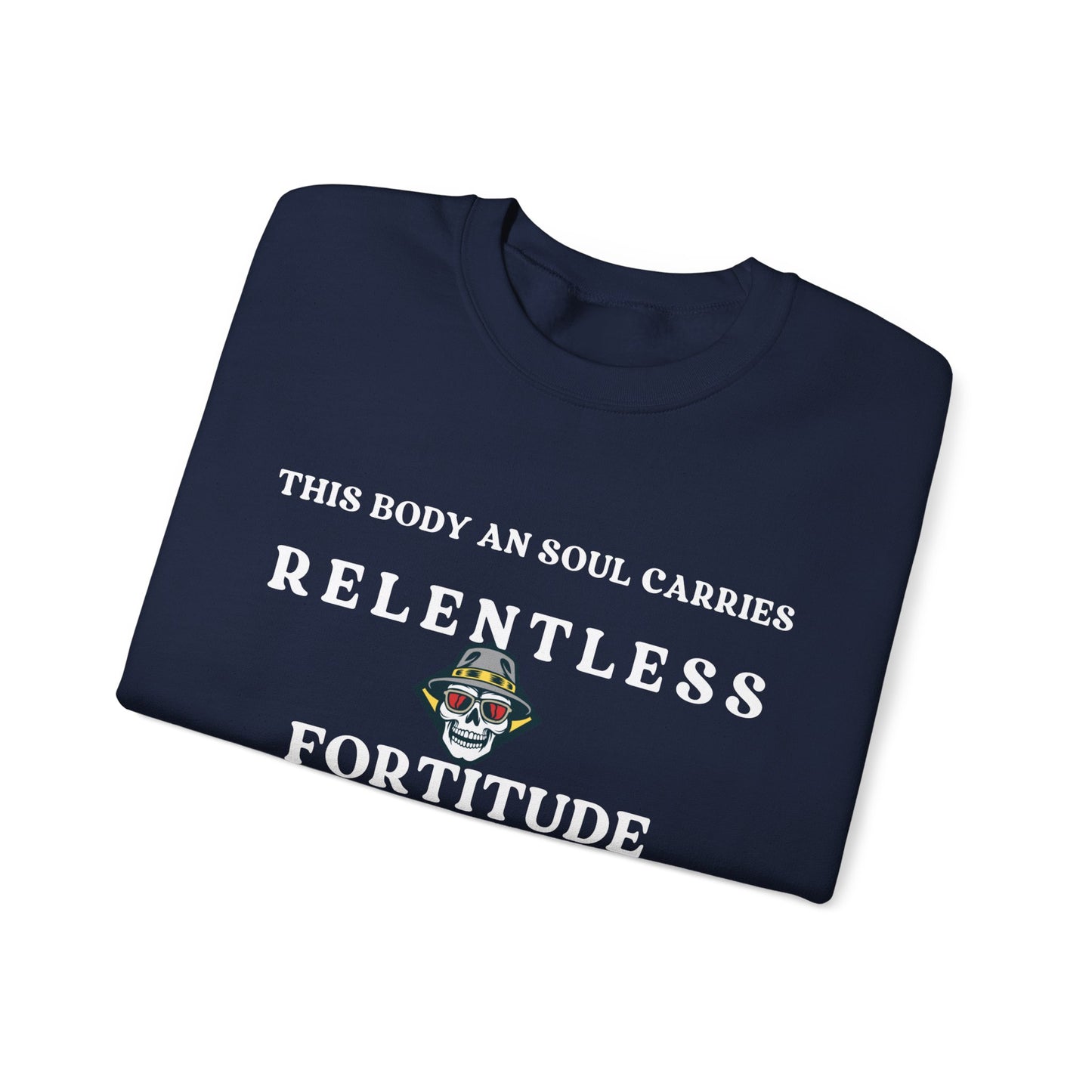 This body an soul carries relentless fortitude