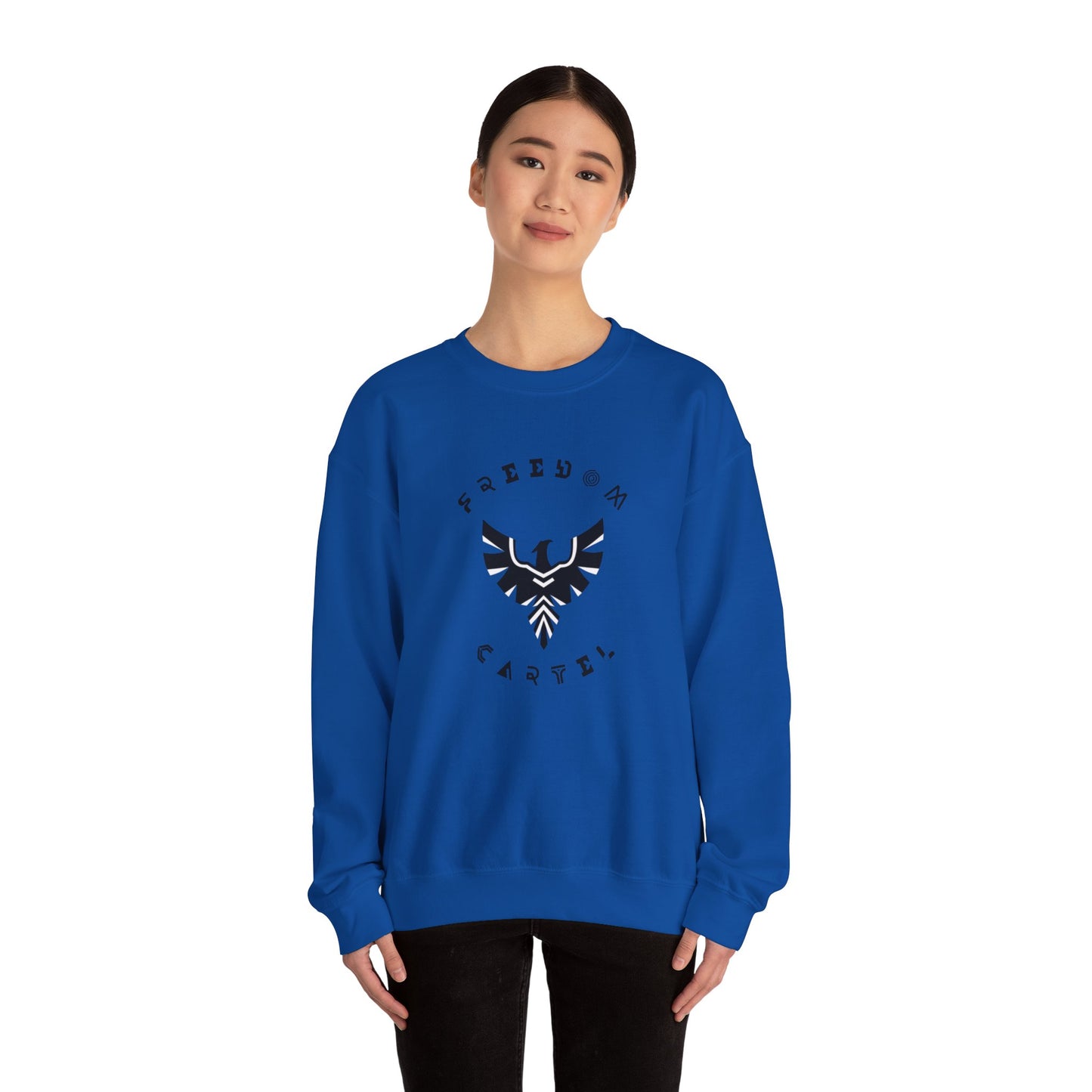 Crewneck Sweatshirt with FREEDOM CARTEL logo