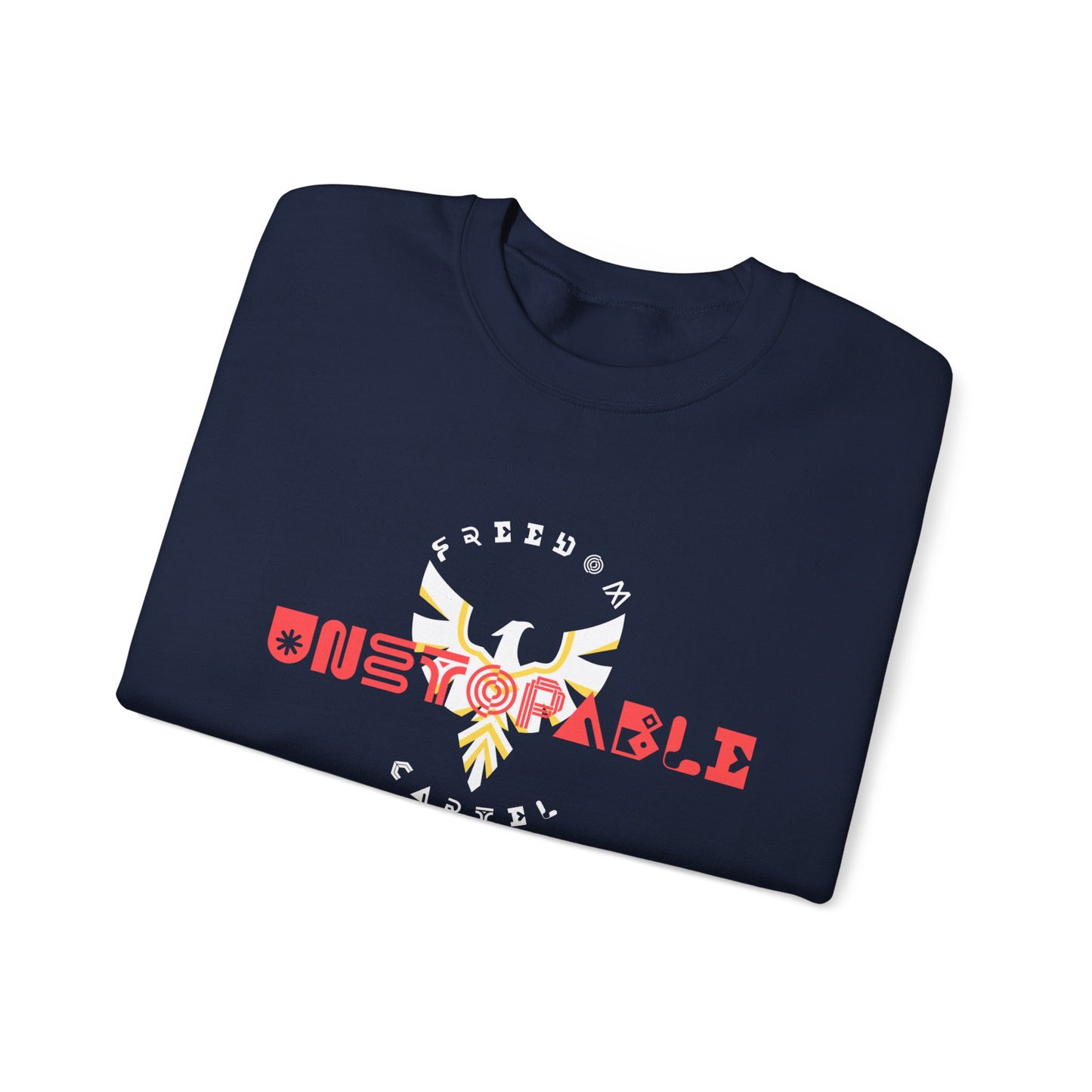 Crewneck Sweatshirt with FREEDOM CARTEL UNSTOPABLE logo