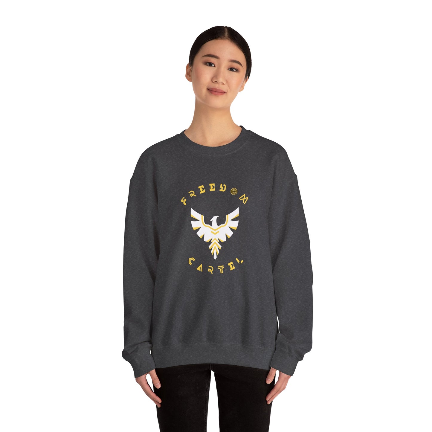 Crewneck Sweatshirt with  CLASSIC FREEDOM CARTEL logo