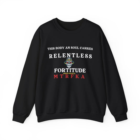 This body an soul carries relentless fortitude