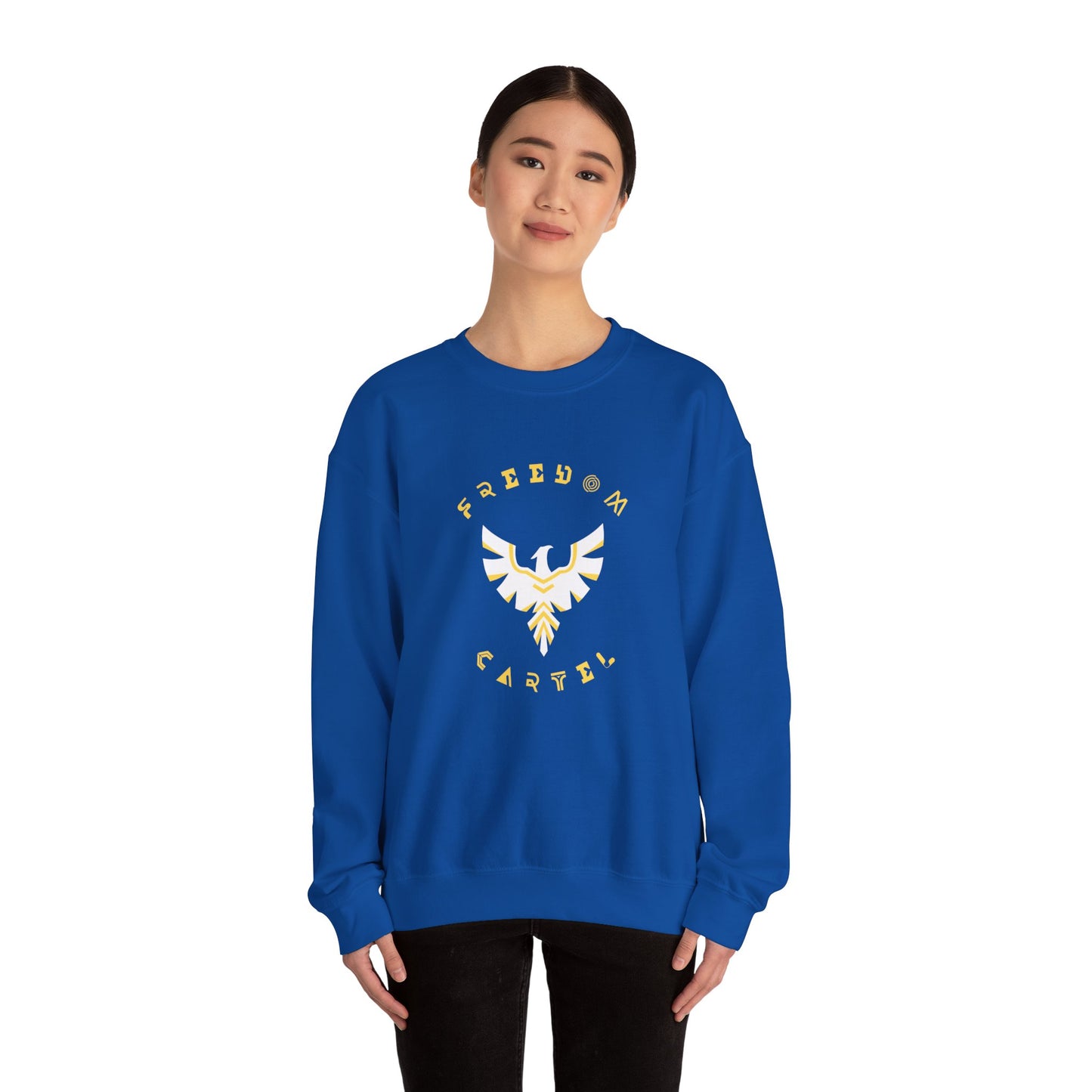 Crewneck Sweatshirt with  CLASSIC FREEDOM CARTEL logo