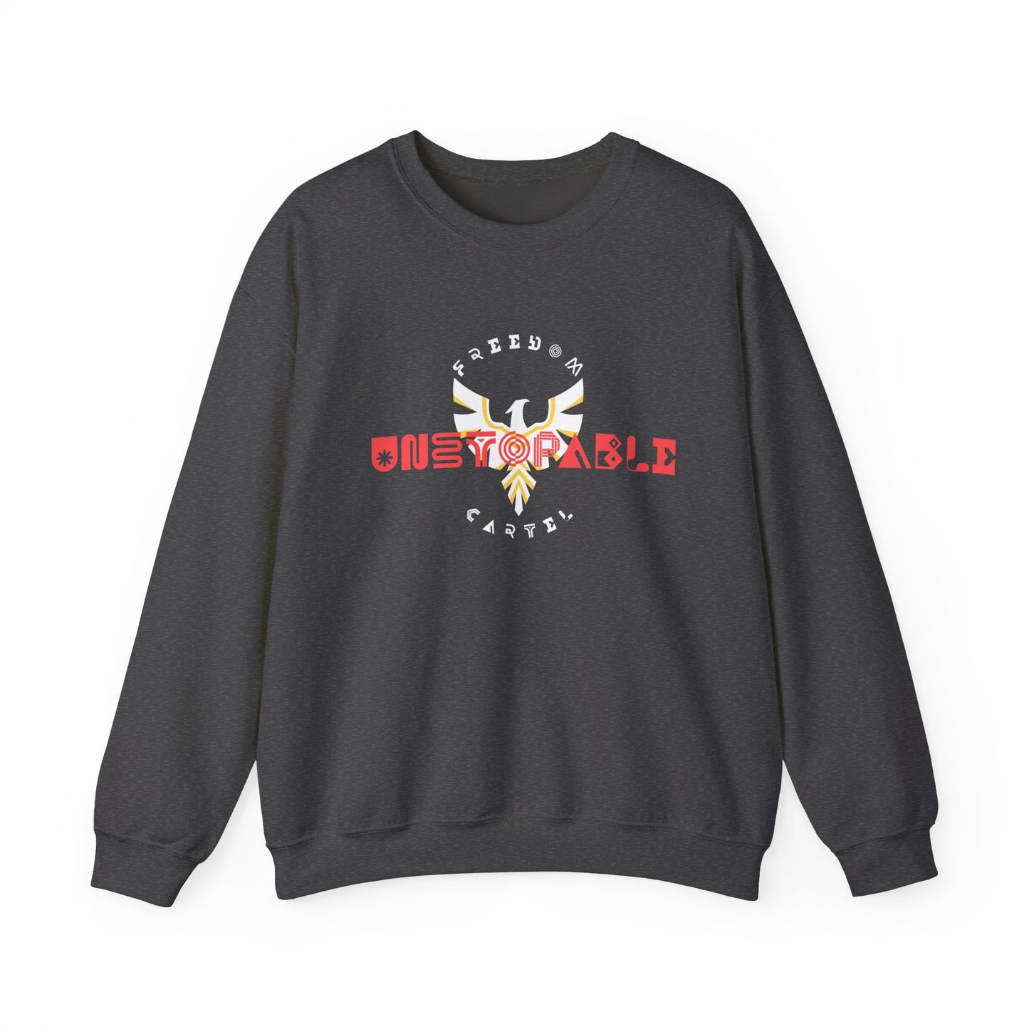 Crewneck Sweatshirt with FREEDOM CARTEL UNSTOPABLE logo