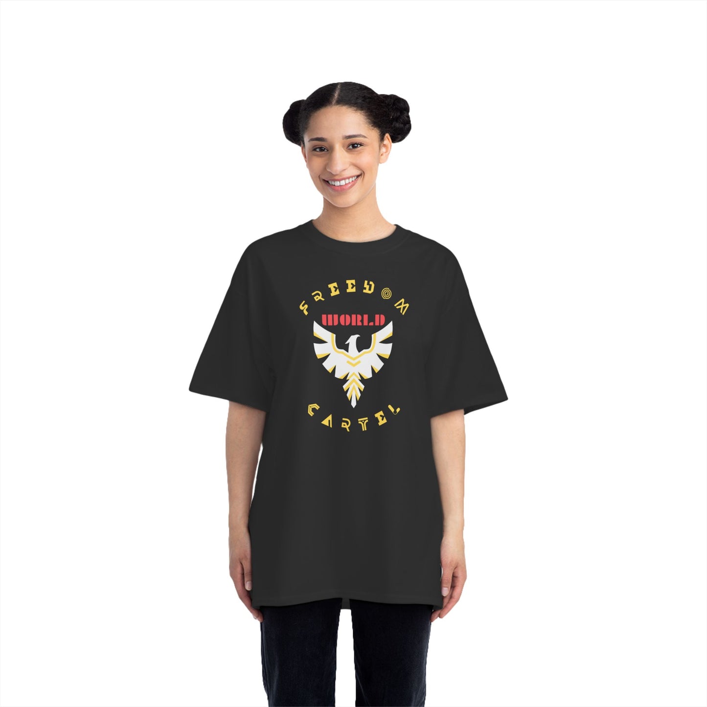 Short-Sleeve T-Shirt with FREEDOM CARTEL logo