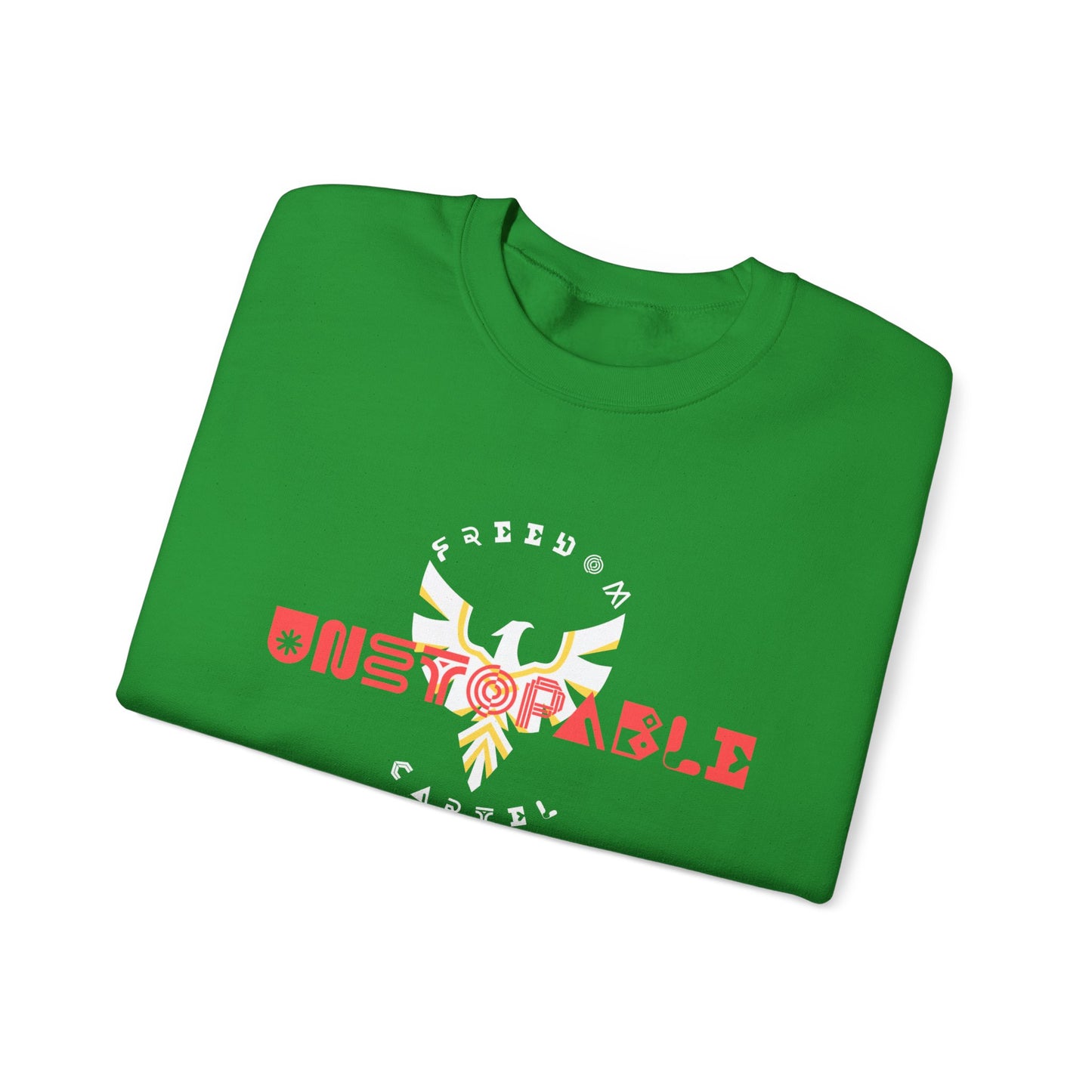 Crewneck Sweatshirt with FREEDOM CARTEL UNSTOPABLE logo